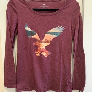 American Eagle outfitters women’s long sleeve size medium Eagle top
